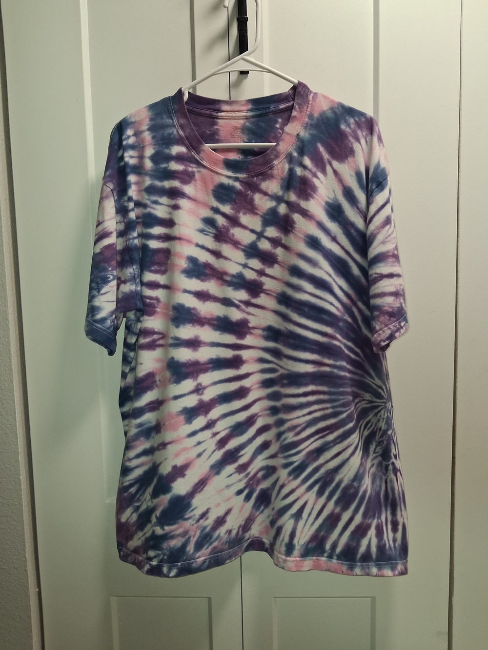 Kirkland Signature Tie-Dye Spiral Tee - Purple & Pink